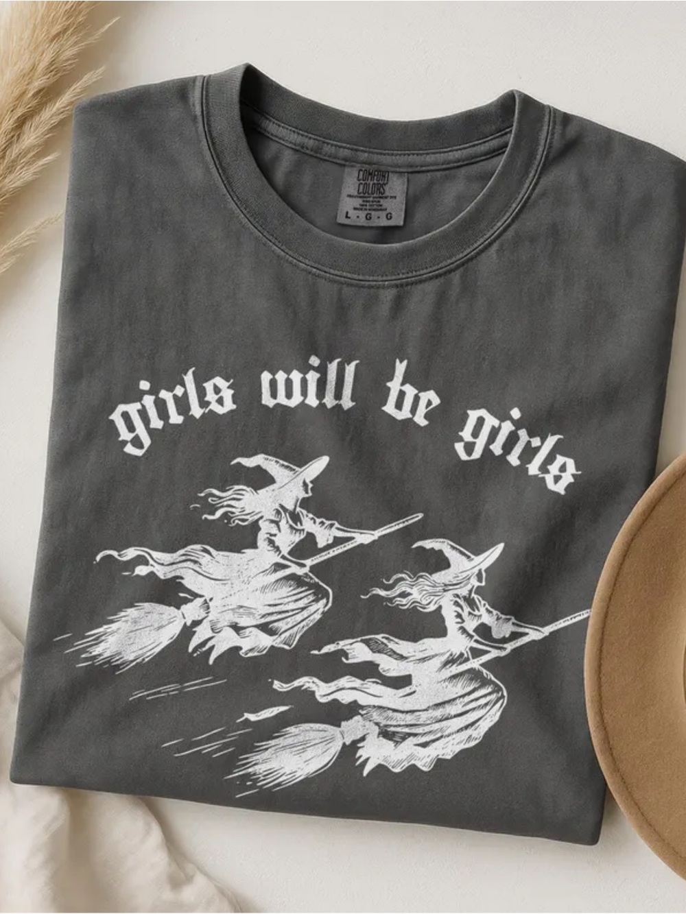 Girls Will Be Girls Graphic Tee - Pepper